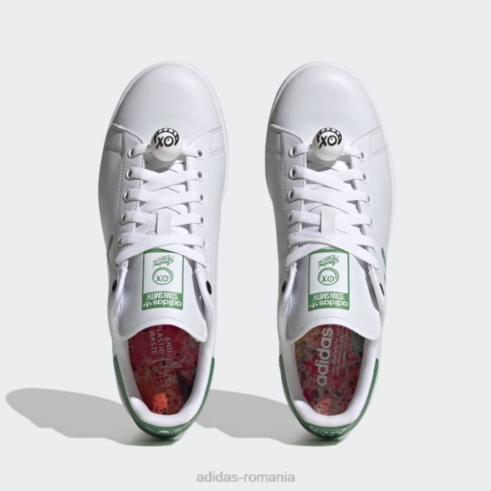 Adidas pantofi albi stan smith x andré saraiva bărbați alb negru 2JBN4283