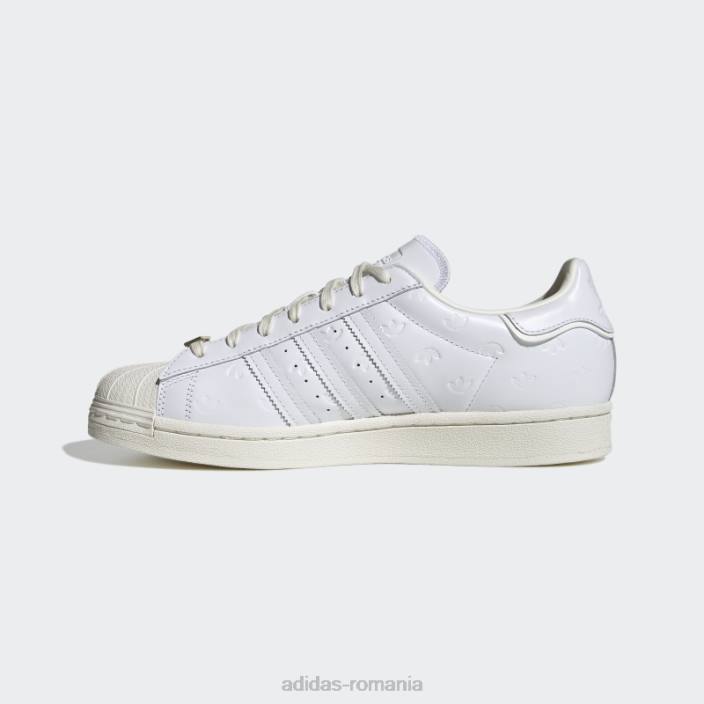 Adidas pantofi albi superstar bărbați alb 2JBN3921