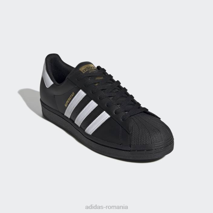 Adidas pantofi albi superstar de modă bărbați alb negru 2JBN121