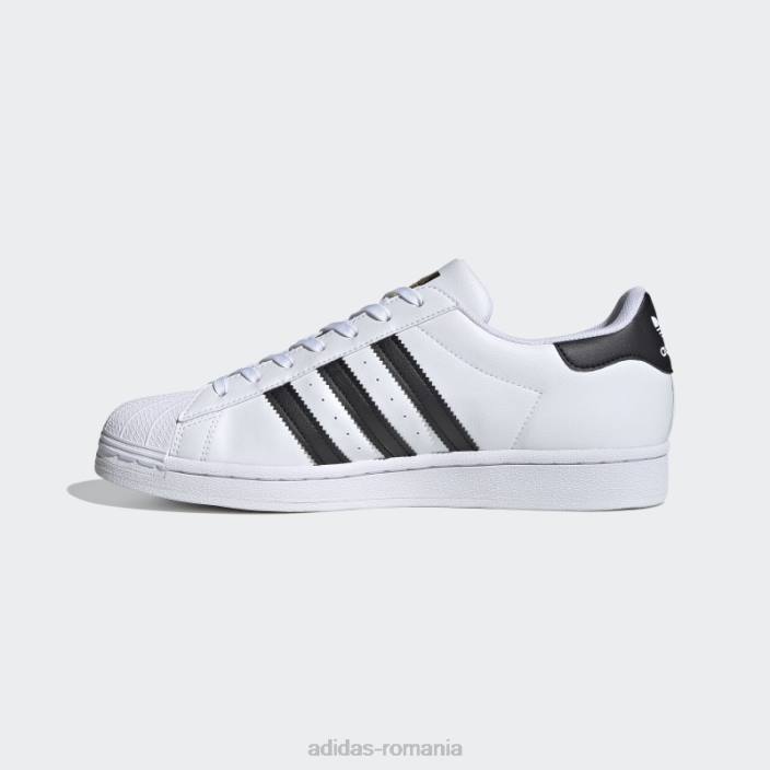 Adidas pantofi albi superstar vegani adidas bărbați alb/negru/verde 2JBN4563