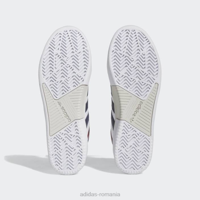 Adidas pantofi albi tyshawn adidas bărbați alb/marine/gri 2JBN4131