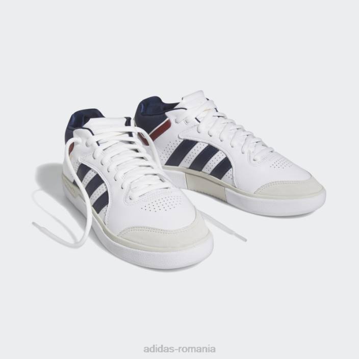 Adidas pantofi albi tyshawn adidas bărbați alb/marine/gri 2JBN4131