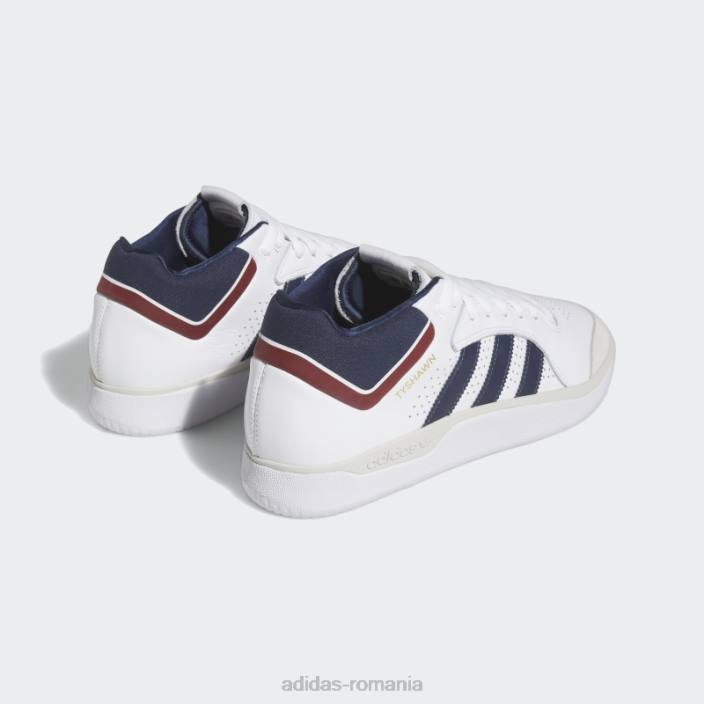 Adidas pantofi albi tyshawn adidas bărbați alb/marine/gri 2JBN4131