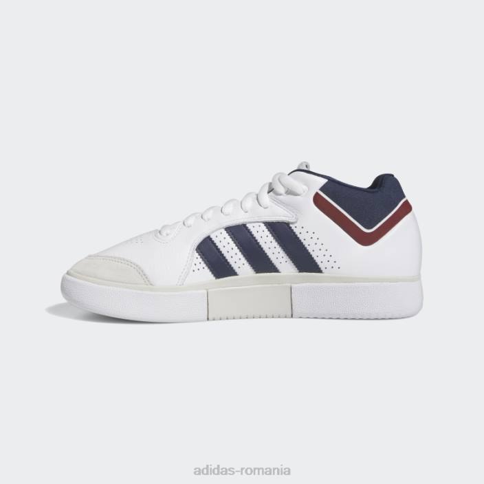 Adidas pantofi albi tyshawn adidas bărbați alb/marine/gri 2JBN4131