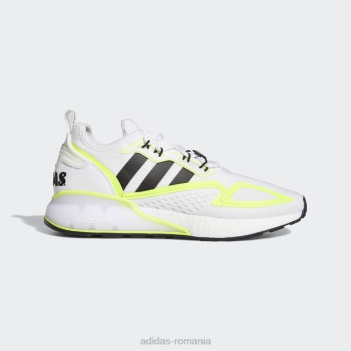 Adidas pantofi albi zx 2k boost bărbați alb/galben/negru 2JBN3659