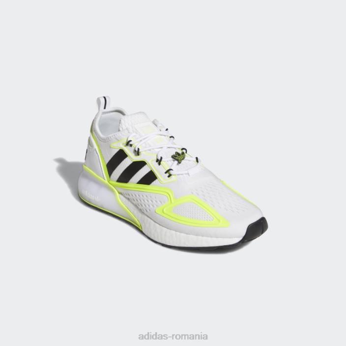 Adidas pantofi albi zx 2k boost bărbați alb/galben/negru 2JBN3659