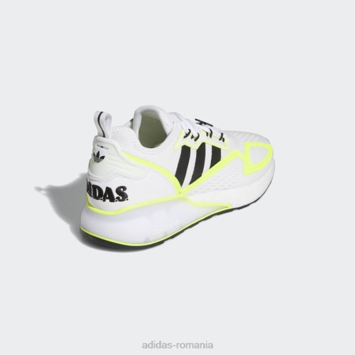 Adidas pantofi albi zx 2k boost bărbați alb/galben/negru 2JBN3659