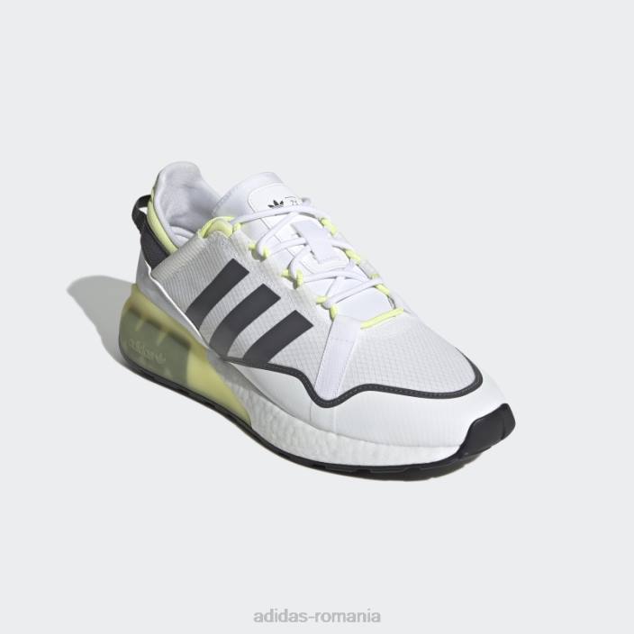 Adidas pantofi albi zx 2k boost pure bărbați alb/gri/galben 2JBN652