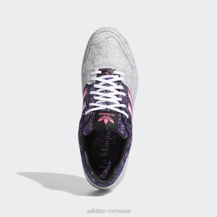 Adidas pantofi argintii zx 5000 vieux lyon bărbați argintiu/roz/alb 2JBN748