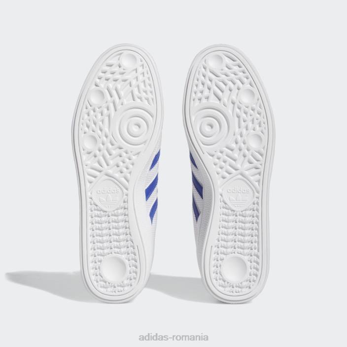 Adidas pantofi busenitz albi bărbați alb/albastru/auriu metalic 2JBN4196