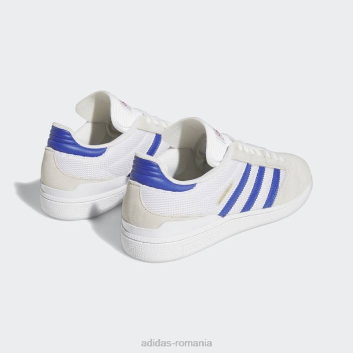Adidas pantofi busenitz albi bărbați alb/albastru/auriu metalic 2JBN4196