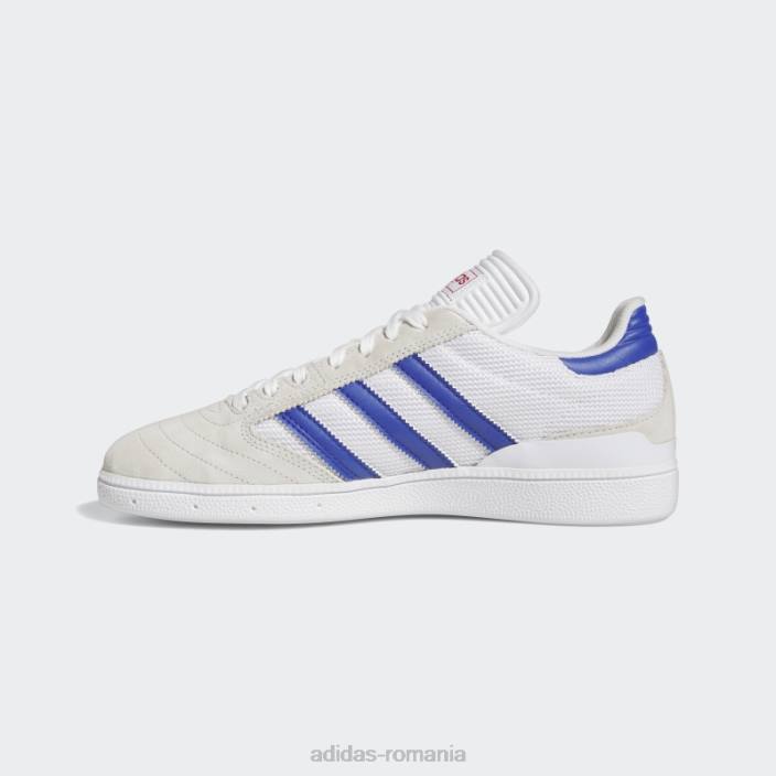 Adidas pantofi busenitz albi bărbați alb/albastru/auriu metalic 2JBN4196