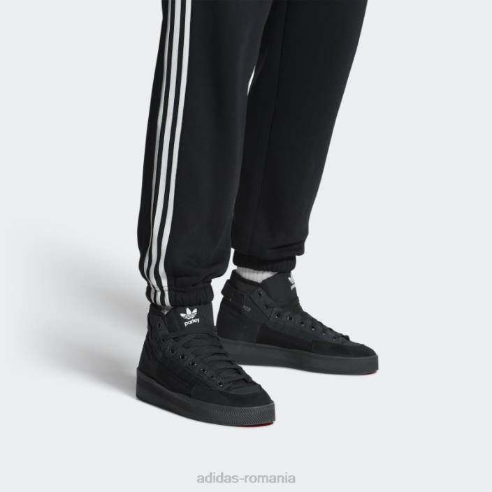 Adidas pantofi carbon nizza parley hi bărbați carbon/negru/alb 2JBN4792