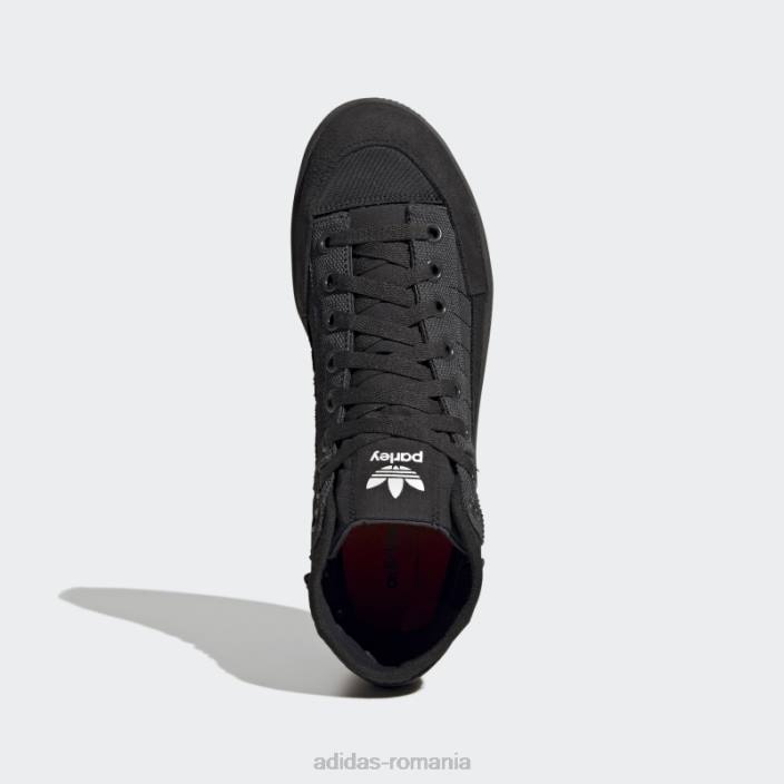 Adidas pantofi carbon nizza parley hi bărbați carbon/negru/alb 2JBN4792