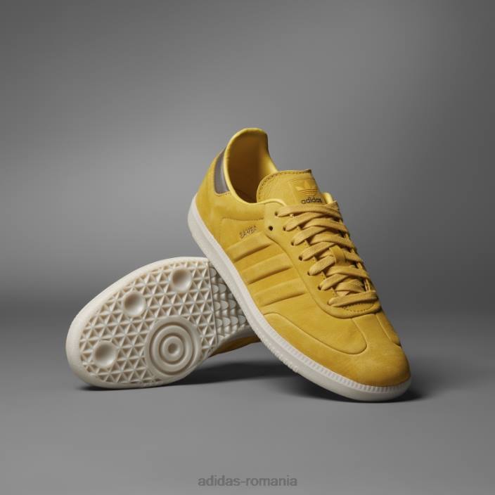 Adidas pantofi de samba aurii bărbați aur/pământ/aluminiu 2JBN6251