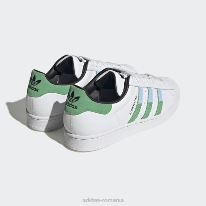 Adidas pantofi de superstar albastru zori bărbați zori alb/verde/albastru 2JBN4129