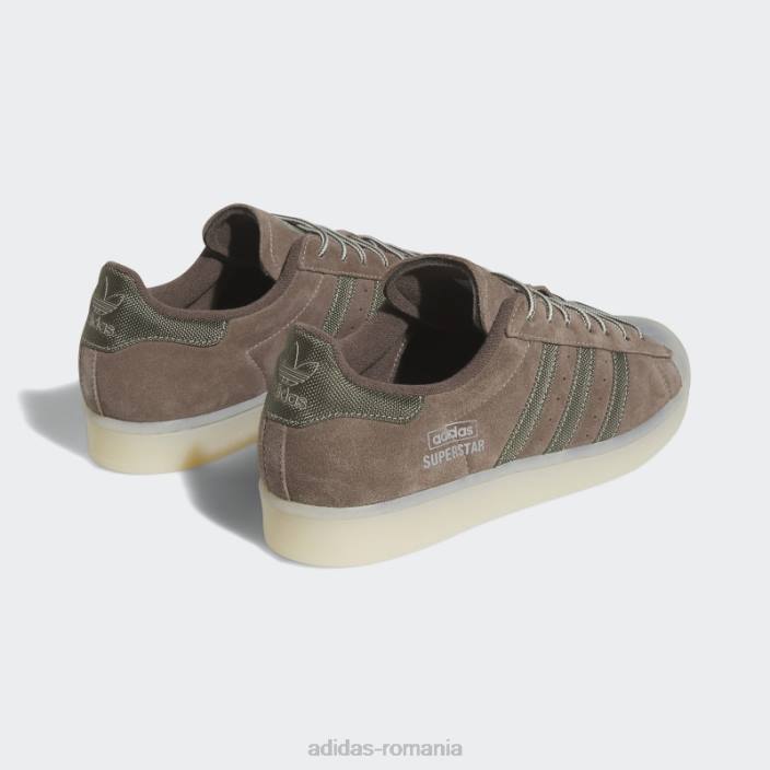 Adidas pantofi de superstar pământesc bărbați pământ/măslin/aluminiu 2JBN4114