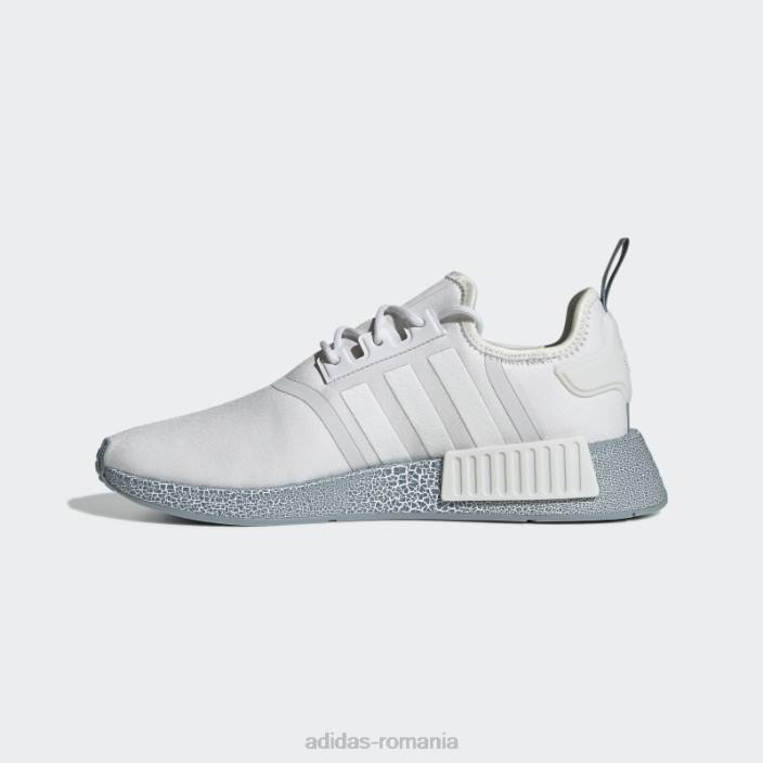 Adidas pantofi eleganti nmd-r1 gri bărbați alb/gri 2JBN4303
