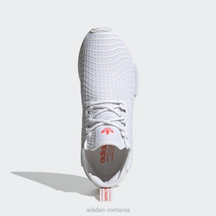 Adidas pantofi eleganti nmd-r1 roșii bărbați alb roșu 2JBN635