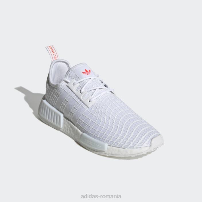 Adidas pantofi eleganti nmd-r1 roșii bărbați alb roșu 2JBN635