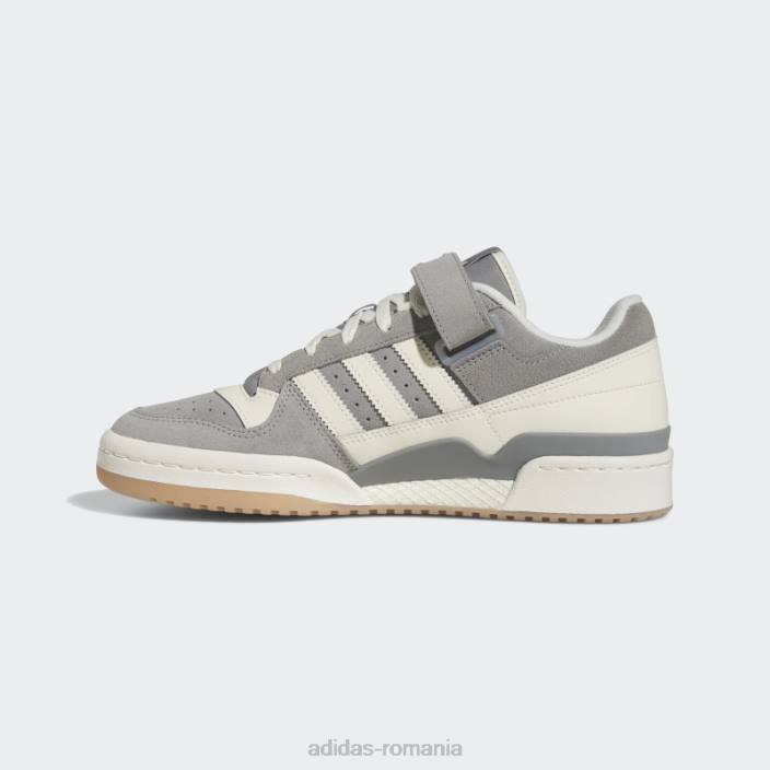 Adidas pantofi forum low gri adidas bărbați gri/alb/gumă 2JBN4752
