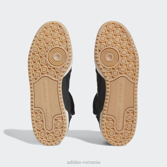 Adidas pantofi forum medii negri bărbați negru/alb/gumă 2JBN4430
