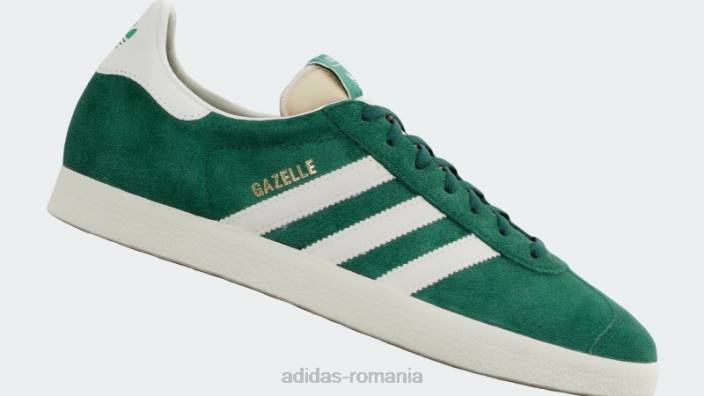 Adidas pantofi gazel verde închis bărbați verde închis/alb 2JBN4060