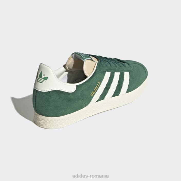 Adidas pantofi gazel verde închis bărbați verde închis/alb 2JBN4060