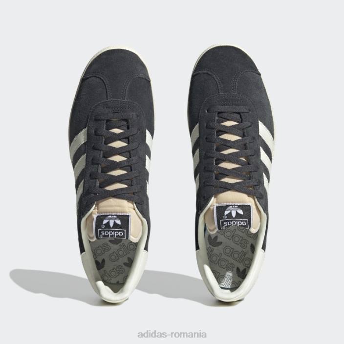 Adidas pantofi gazele de carbon bărbați carbon/alb 2JBN3995