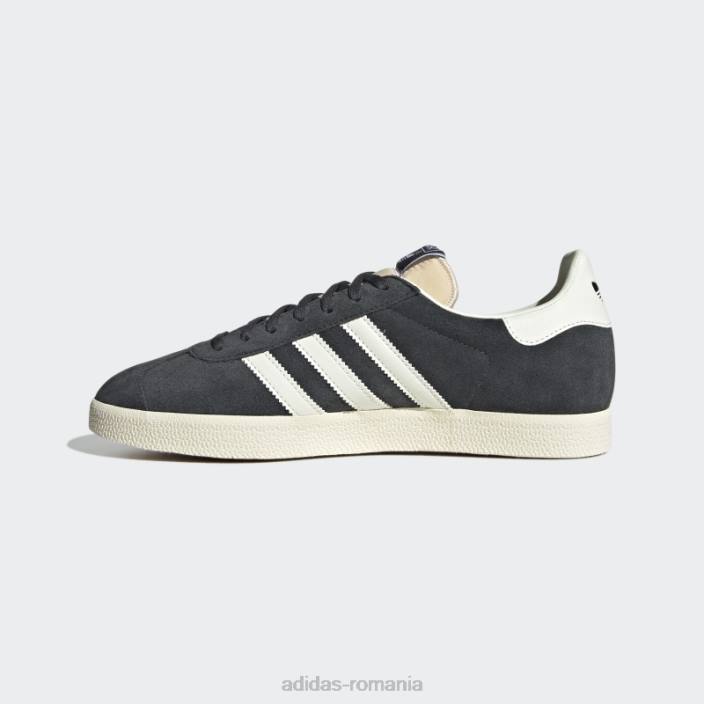 Adidas pantofi gazele de carbon bărbați carbon/alb 2JBN3995