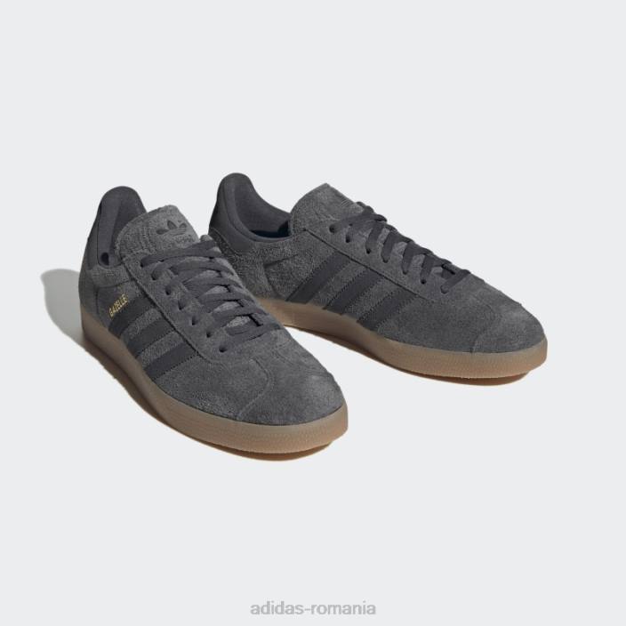 Adidas pantofi gazelle carbon bărbați gri/carbon/gumă 2JBN12202