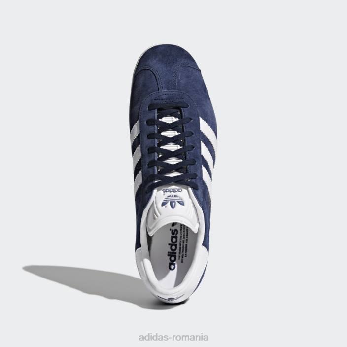 Adidas pantofi gazelle gold metalic bărbați bleumarin/alb/auriu metalic 2JBN22