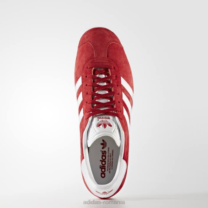 Adidas pantofi gazelle roșii adidas bărbați roșu/alb/auriu metalic 2JBN4281