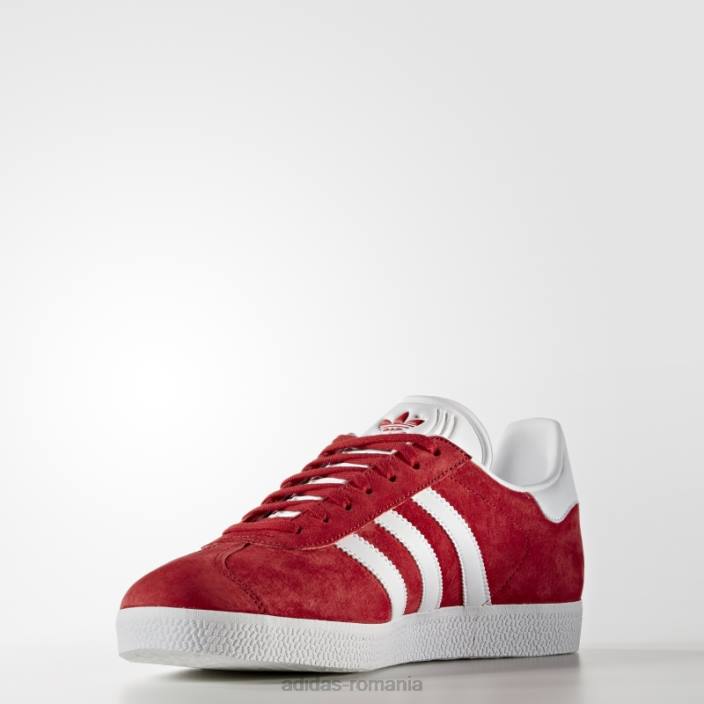 Adidas pantofi gazelle roșii adidas bărbați roșu/alb/auriu metalic 2JBN4281