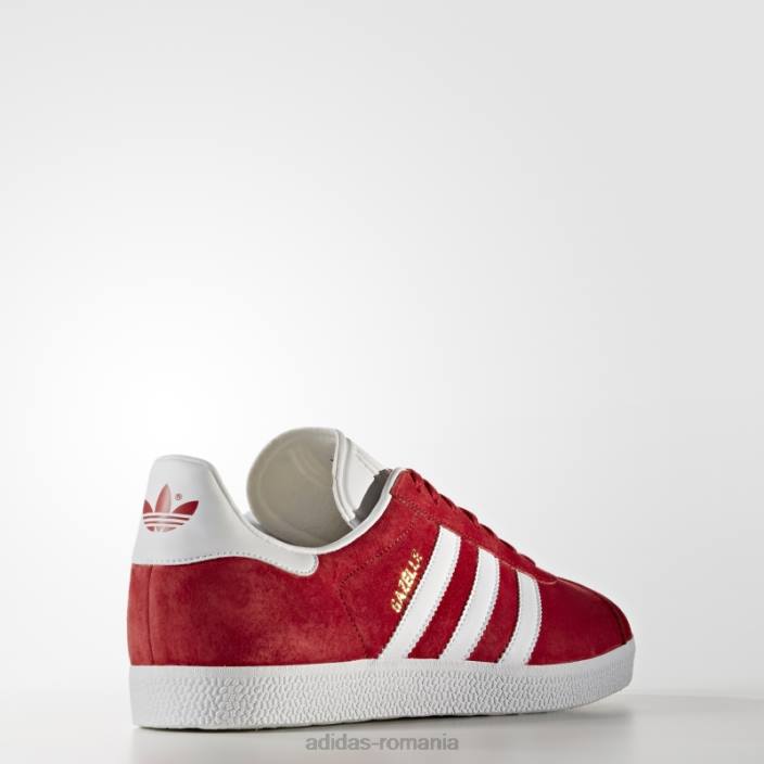 Adidas pantofi gazelle roșii adidas bărbați roșu/alb/auriu metalic 2JBN4281