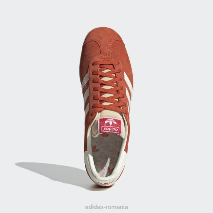 Adidas pantofi gazelle roșii adidas bărbați rosu alb 2JBN3954