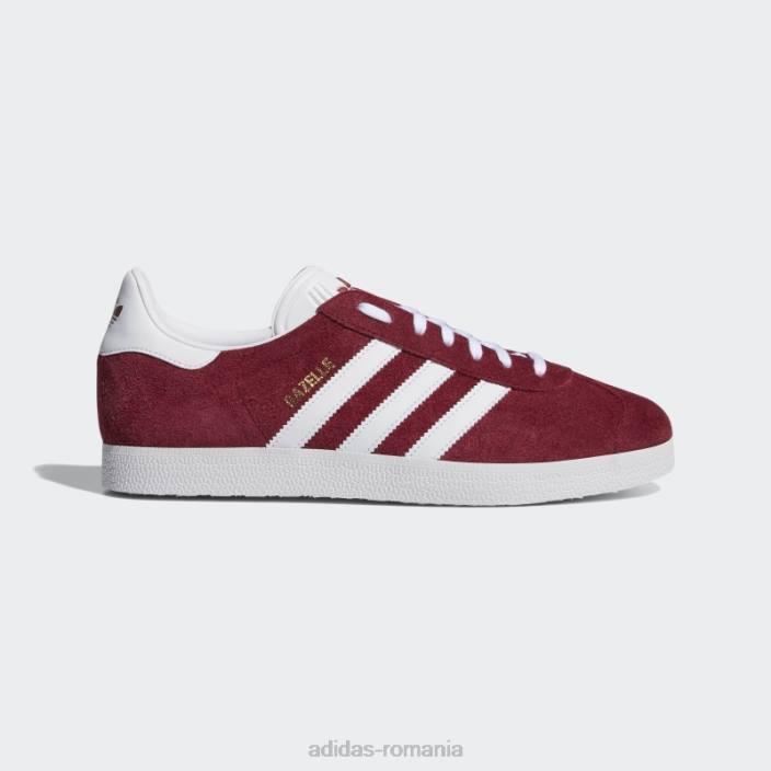 Adidas pantofi gazelle visiniu adidas bărbați visiniu/alb/auriu metalic 2JBN3936
