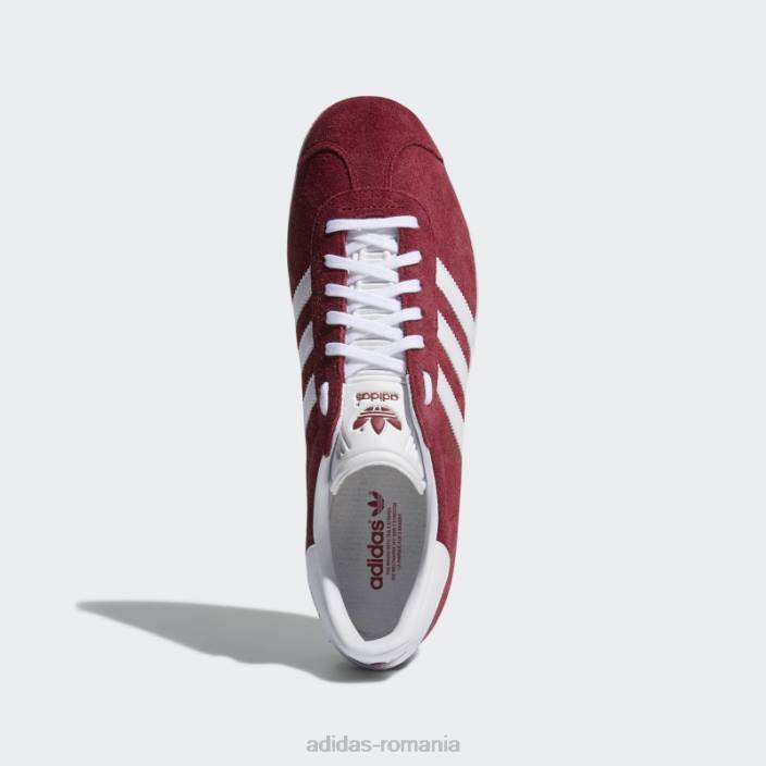 Adidas pantofi gazelle visiniu adidas bărbați visiniu/alb/auriu metalic 2JBN3936