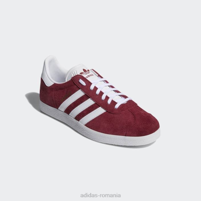 Adidas pantofi gazelle visiniu adidas bărbați visiniu/alb/auriu metalic 2JBN3936