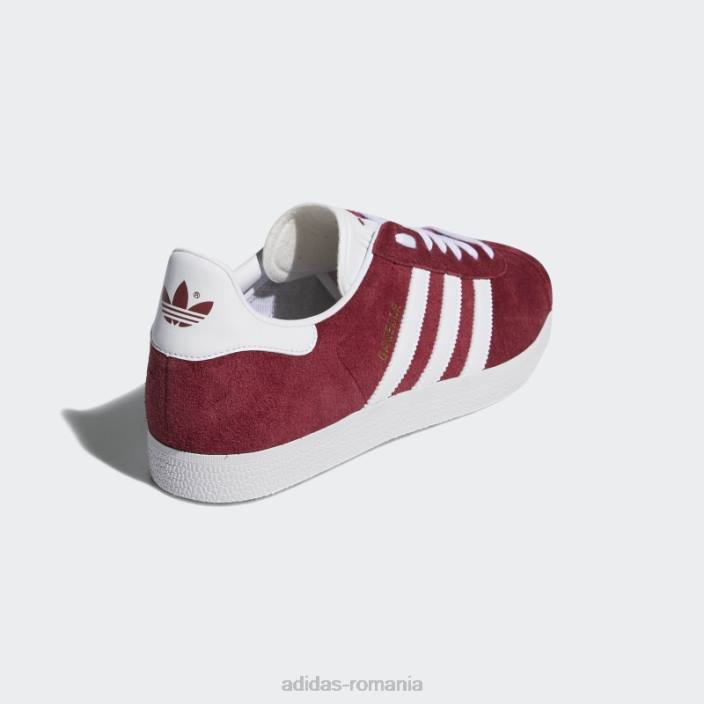 Adidas pantofi gazelle visiniu adidas bărbați visiniu/alb/auriu metalic 2JBN3936