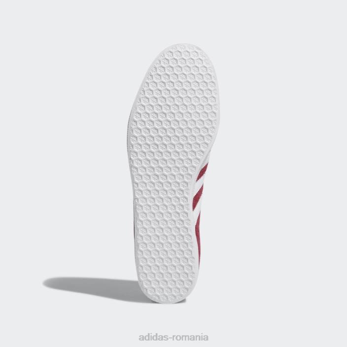 Adidas pantofi gazelle visiniu bărbați visiniu/alb/auriu metalic 2JBN1334