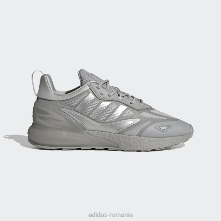 Adidas pantofi gri zx 2k boost 2.0 bărbați gri/argintiu 2JBN599
