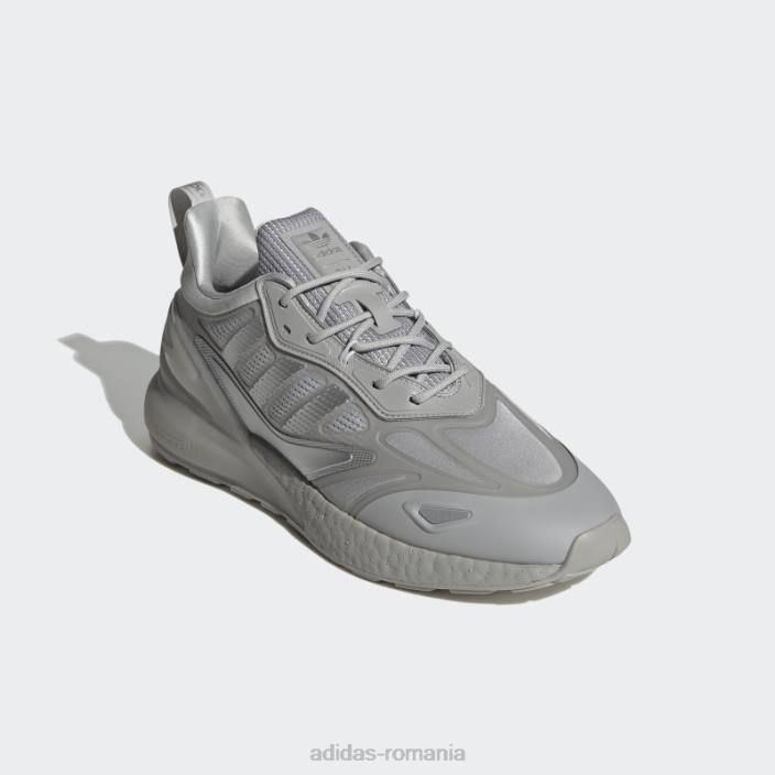 Adidas pantofi gri zx 2k boost 2.0 bărbați gri/argintiu 2JBN599