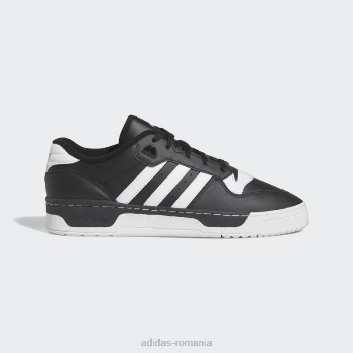 Adidas pantofi jos de rivalitate neagră bărbați alb negru 2JBN4139