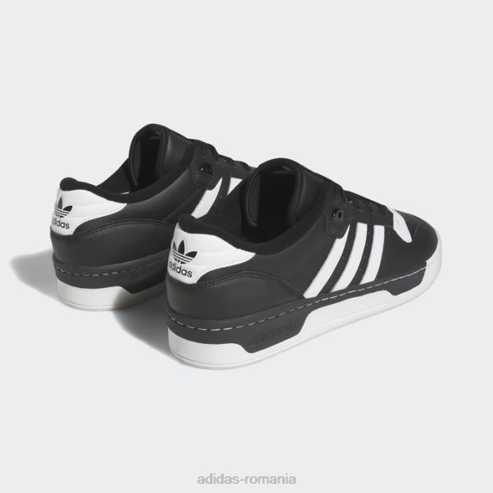 Adidas pantofi jos de rivalitate neagră bărbați alb negru 2JBN4139