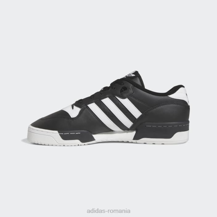 Adidas pantofi jos de rivalitate neagră bărbați alb negru 2JBN4139