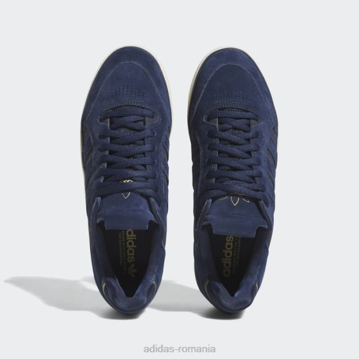 Adidas pantofi mici tyshawn bleumarin bărbați bleumarin/auriu metalic 2JBN232