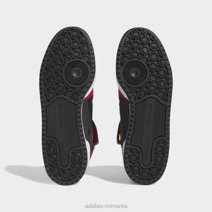 Adidas pantofi mijlocii forum stacojiu bărbați stacojiu/alb/negru 2JBN4600