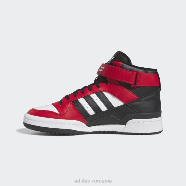 Adidas pantofi mijlocii forum stacojiu bărbați stacojiu/alb/negru 2JBN4600