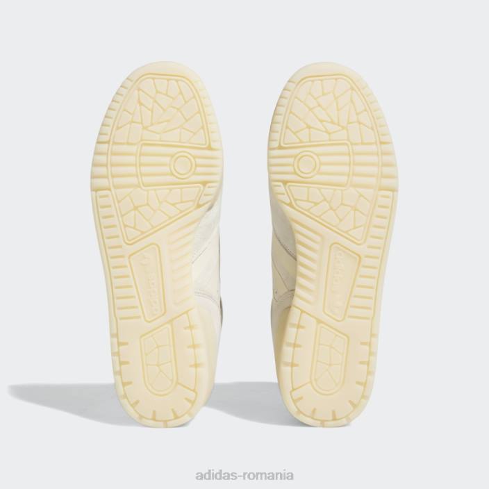 Adidas pantofi înalți de rivalitate albă bărbați alb/galben 2JBN347